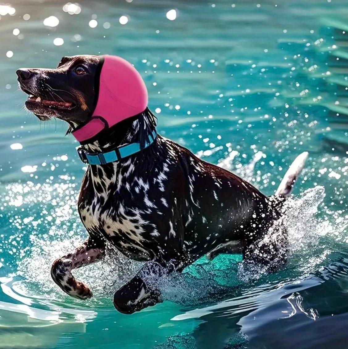 Наушники для собак от шума/взрывов/воды M Pink (29851129) - фото 6