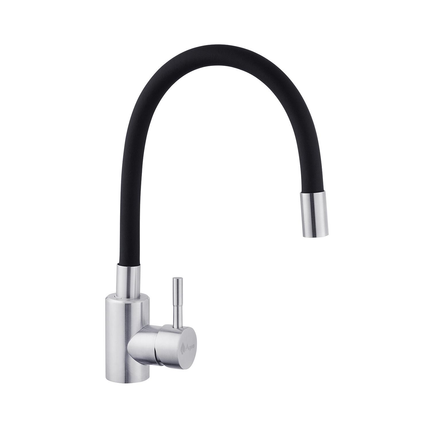 Смеситель для кухни Agua Acero INOX035NS-1 с гибким изливом (CV023288)