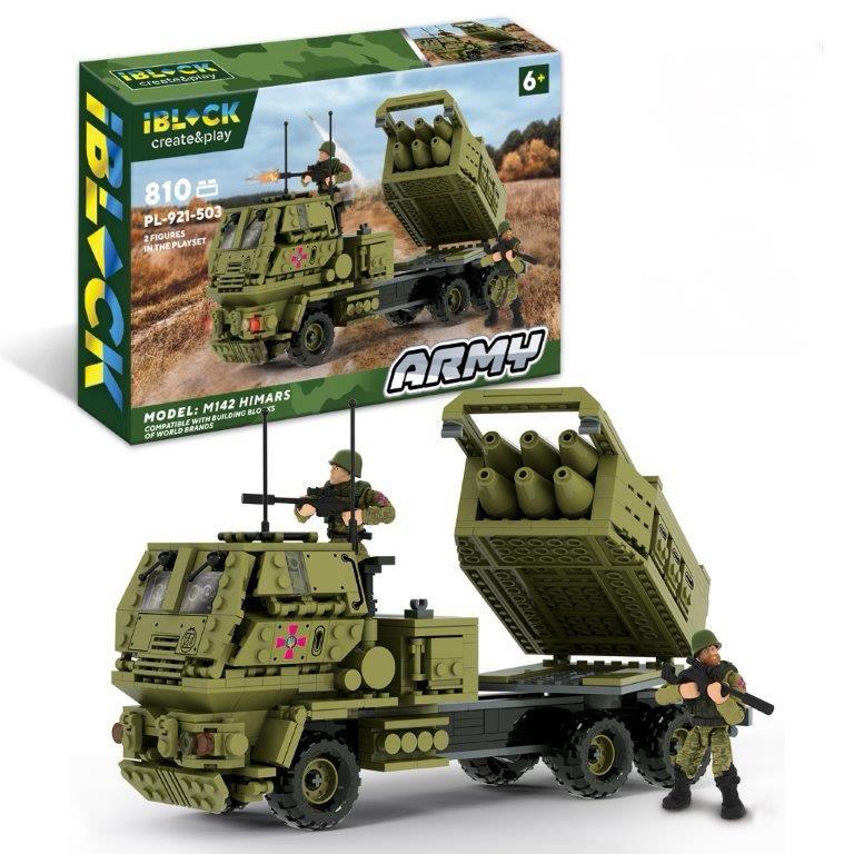 Конструктор Iblock HIMARS 810 деталей (DN-PL-921-503)