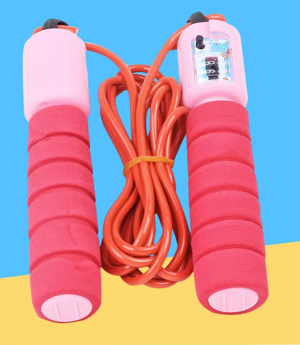 Скакалка скоростная со счетчиком 2,5м Красный (M5-50-1169-ЧЕР)