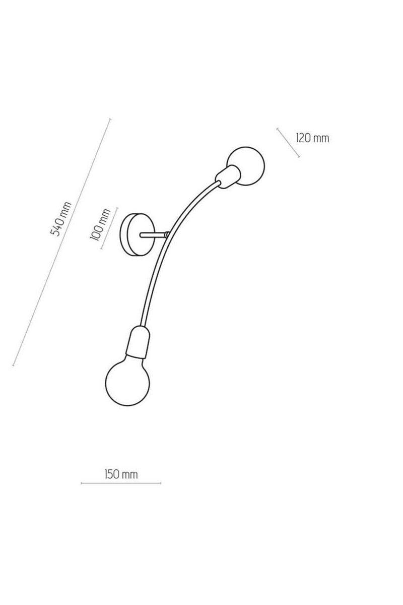 Бра TK Lighting Helix white (6146) - фото 2 Бра TK Lighting Helix white (6146) - фото 2