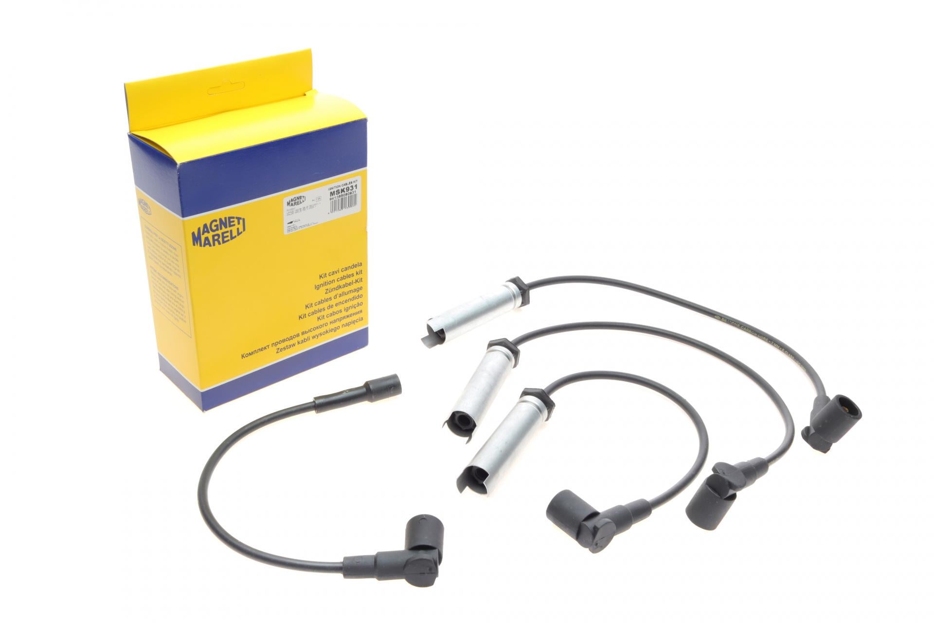 Провода зажигания Daewoo Lanos/Kalos 1.4/1.5 97 MSK931 (941365080931 MAGNETI MARELLI)