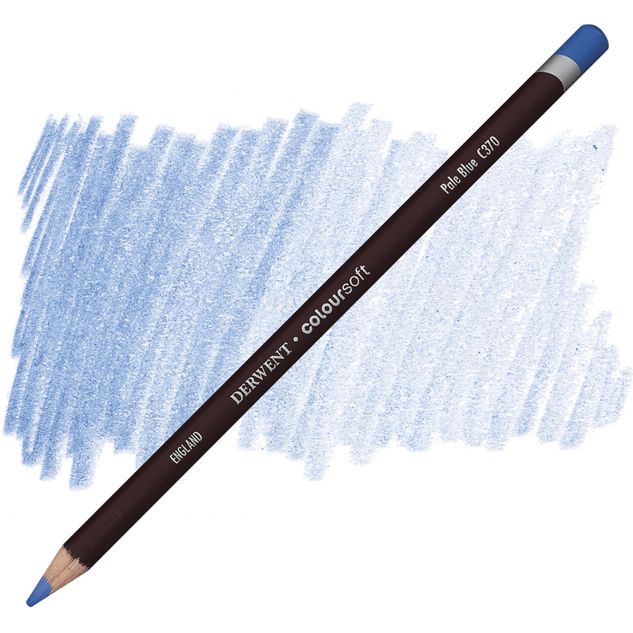 Олівець кольоровий Coloursoft С370 Rosa 700989 6 шт. Блідо-блакитний (5028252188555) - фото 1