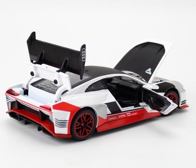 Іграшкова машинка металева AutoExpert Audi E-tron Vision Gran Turismo 1:32 масштабна інерція/звук/світяться фари (28443734) - фото 4 Іграшкова машинка металева AutoExpert Audi E-tron Vision Gran Turismo 1:32 масштабна інерція/звук/світяться фари (28443734) - фото 4