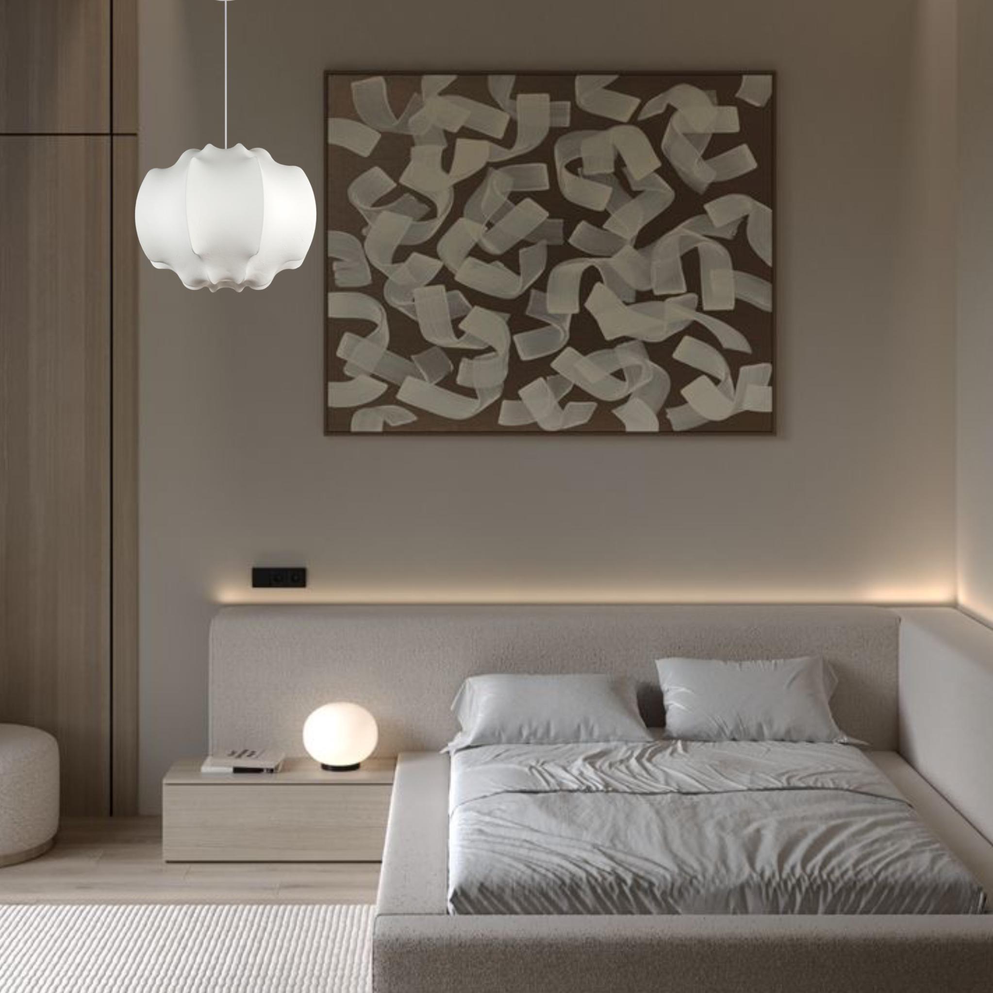 Підвіс дизайнерський Вабі Сабі із штучного шовку 50 см (805-5001-1) - фото 3 Підвіс дизайнерський Вабі Сабі із штучного шовку 50 см (805-5001-1) - фото 3