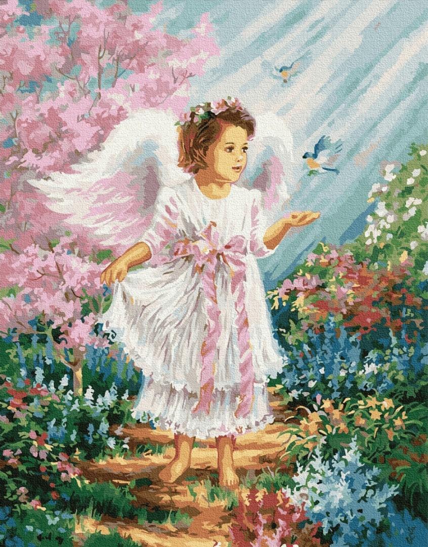 Картина по номерам Brushme GX27188 Ангелочек 40x50 см (1335472812)