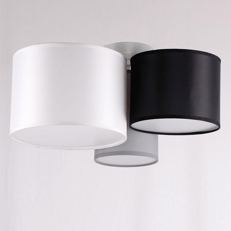 Люстра потолочная с абажурами LightHouse NM-14763/3 MIX TK E27 белый (15980)