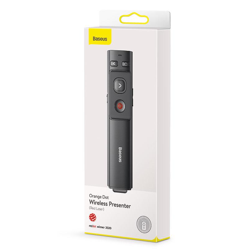 Лазерна указка Baseus Orange Dot Wireless Presenter ACFYB-BOG Сірий