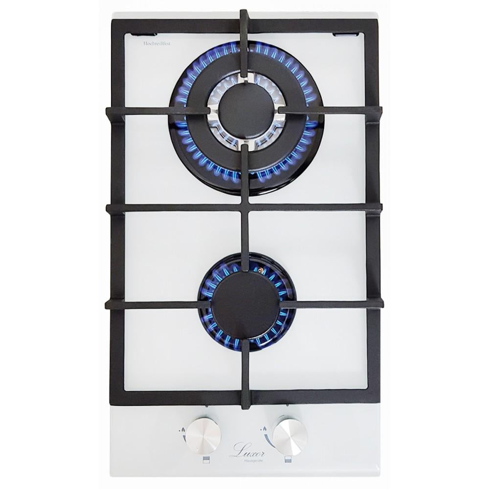 Варильна поверхня Luxor PGM WH 320 Steel Ultra з підставкою Wok White (26912579)