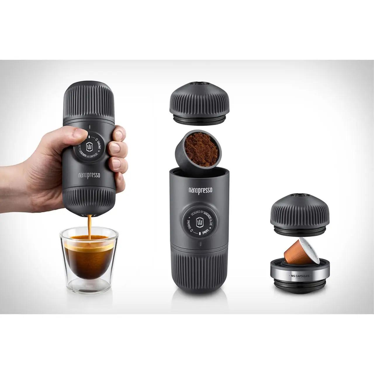 Кофеварка портативная Wacaco Nanopresso Nespresso с NS адаптером - фото 3