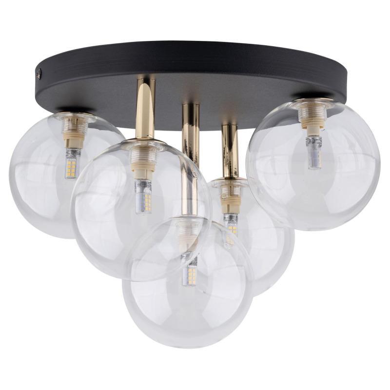 Люстра TK Lighting 758 Nilos 5 Black/Gold (19259221)