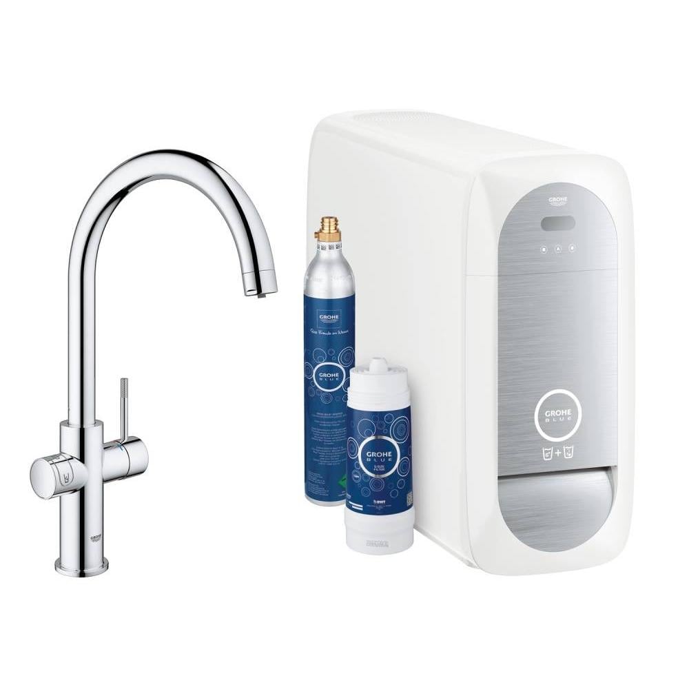 Смеситель для кухни с фильтром Grohe Blue Home (31455001)