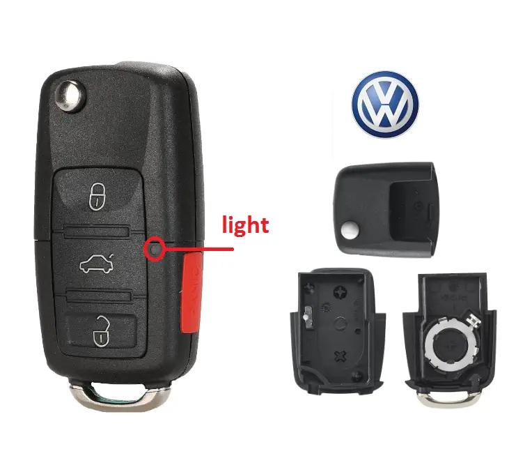 Корпус выкидного автоключа для Volkswagen KS04B (400542) - фото 2