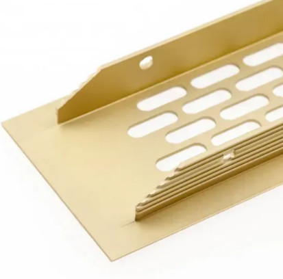 Решетка вентиляционная GTV 245x60 мм Золотой (KK-W60245-21) - фото 2