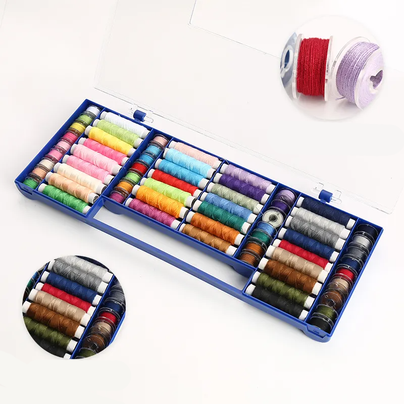 Набор ниток в пластиковом контейнере Разноцветный - фото 5