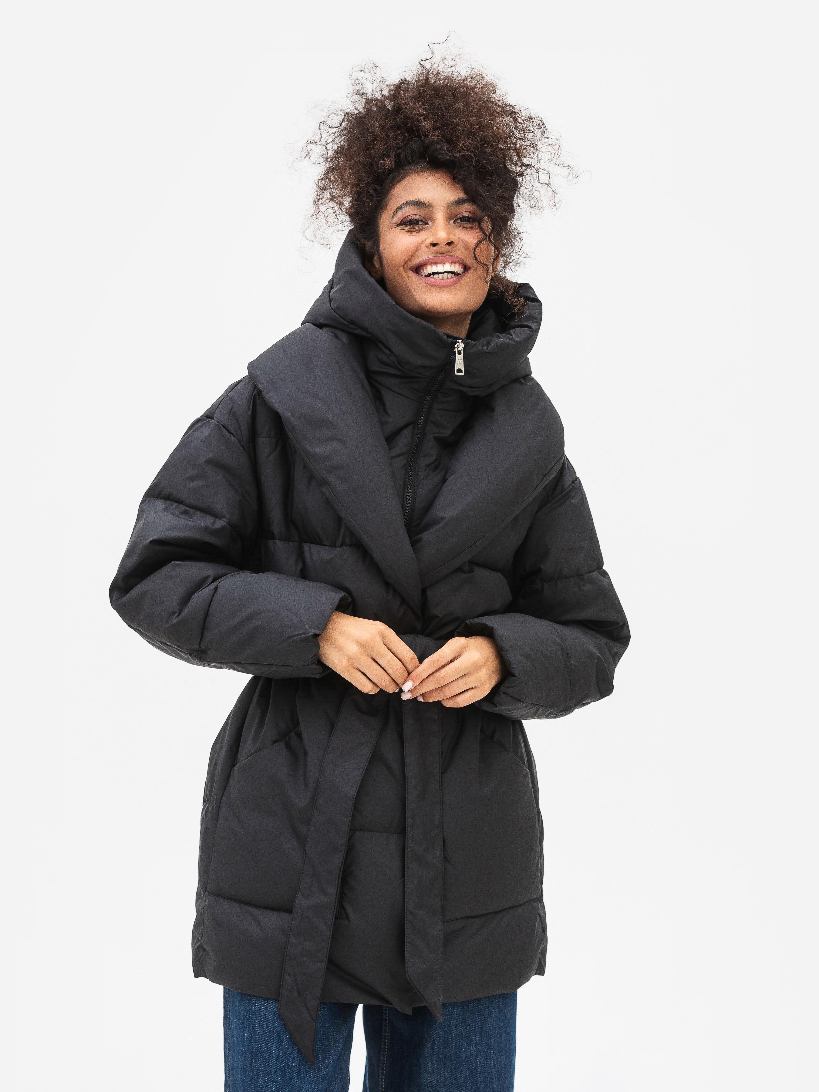 Куртка зимова VIVA WEAR 8337 р. 42 Чорний (8337-42)