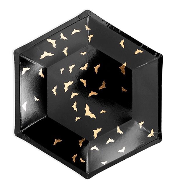 Тарелки одноразовые Летучая мышь 20 см 6 шт. (12839820)