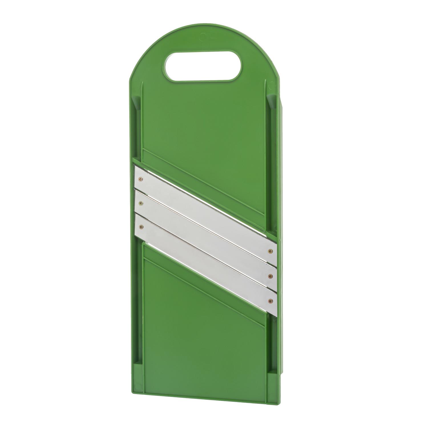 Шинковка для капусты и нарезки овощей/фруктов ручная пластиковая 3 лезвия 16,5х39 см Зеленый (86793) - фото 4 Шинковка для капусты и нарезки овощей/фруктов ручная пластиковая 3 лезвия 16,5х39 см Зеленый (86793) - фото 4