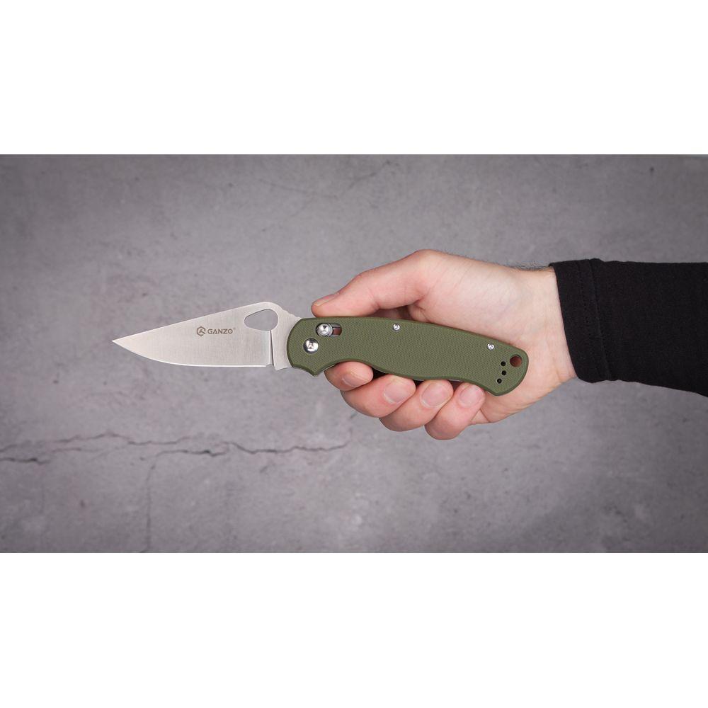 Нож складной туристический Ganzo G729-GR Зеленый (A-015382) - фото 10 Нож складной туристический Ganzo G729-GR Зеленый (A-015382) - фото 10