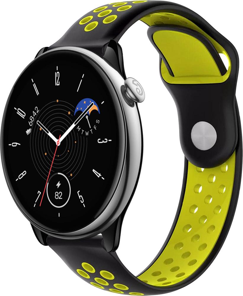Ремінець Sport для Amazfit GTR Mini Black Yellow (33642-61)