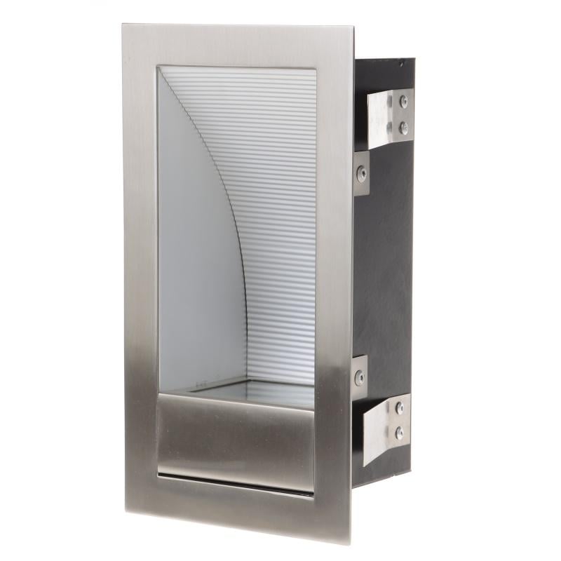 Светильник настенный встраиваемый Brille HDL-07-WL21 для лестниц Satin nickel