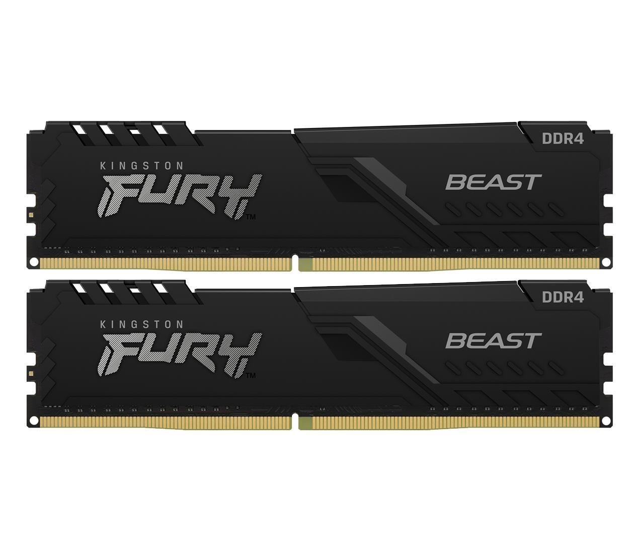 Пам'ять для настільних комп'ютерів Kingston Fury 2x32GB DDR4 3200 MHz Beast (KF432C16BBK2/64) Пам'ять для настільних комп'ютерів Kingston Fury 2x32GB DDR4 3200 MHz Beast (KF432C16BBK2/64)