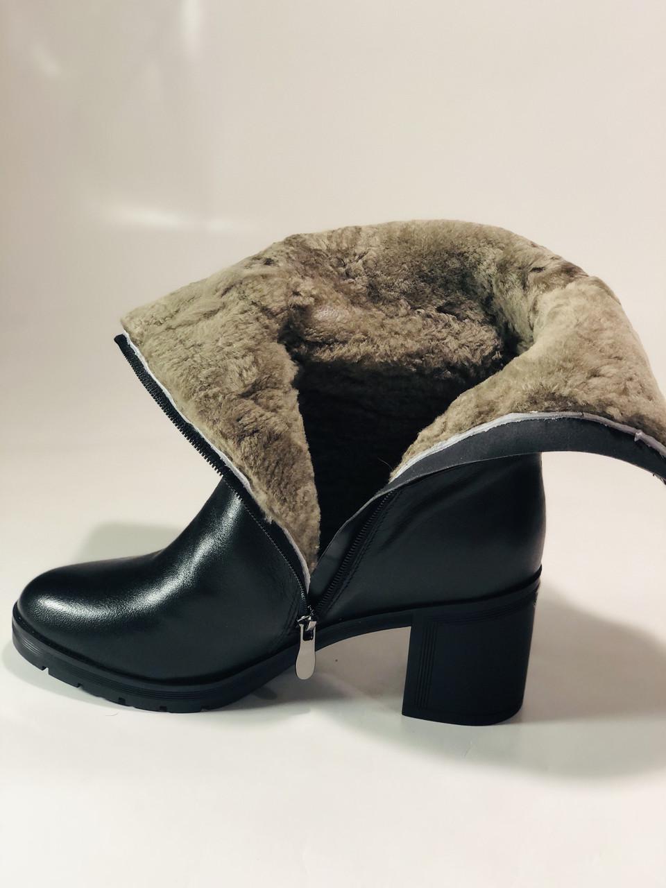 Полусапожки женские зимние Molka р. 40 25,5 см Черный (2445) - фото 9 Полусапожки женские зимние Molka р. 40 25,5 см Черный (2445) - фото 9