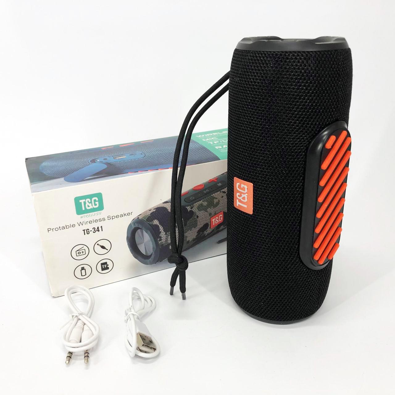 Портативна колонка Bluetooth TG341 зі шнурком Чорний - фото 13 Портативна колонка Bluetooth TG341 зі шнурком Чорний - фото 13