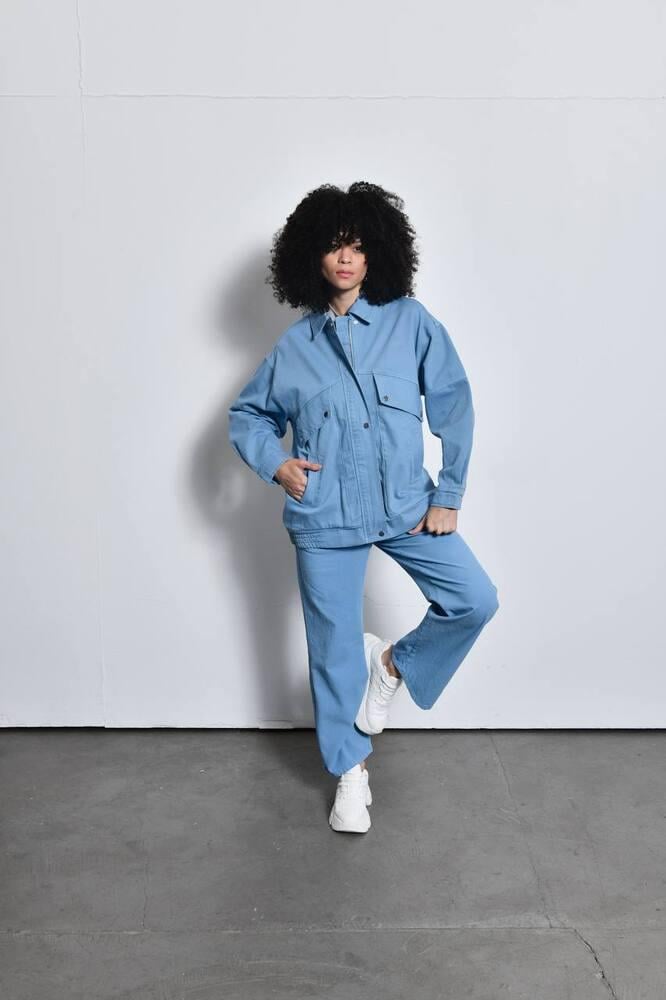 Пиджак Veto Jeans VT2458x50 женский М Синий (187992) - фото 3 Пиджак Veto Jeans VT2458x50 женский М Синий (187992) - фото 3