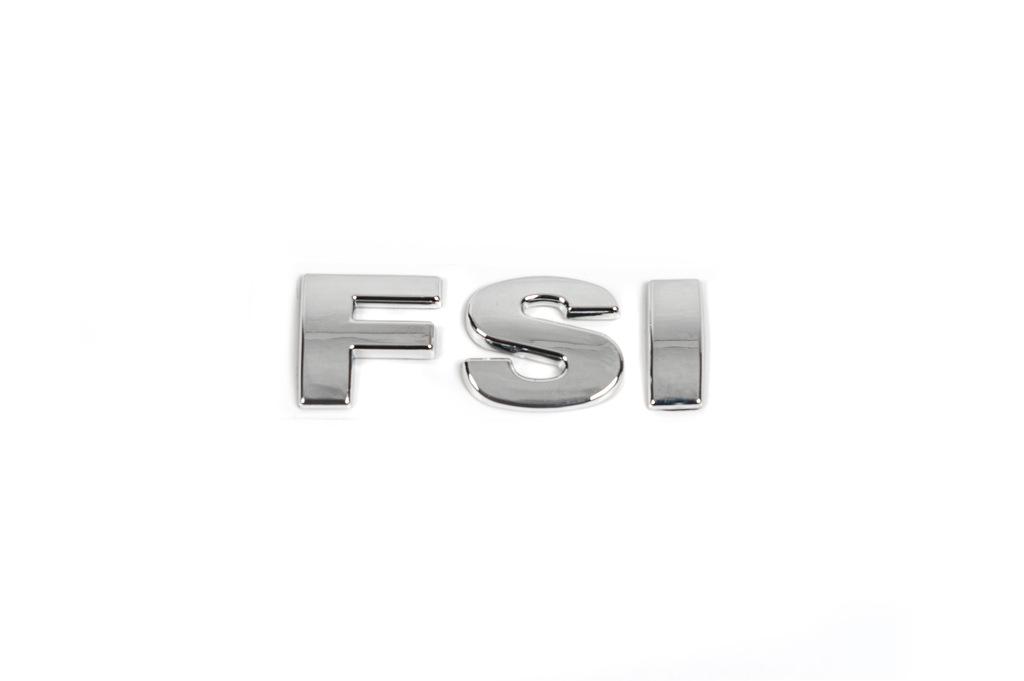 Надпись FSI Davs Auto для Volkswagen Golf 5 abs-пластик Хром