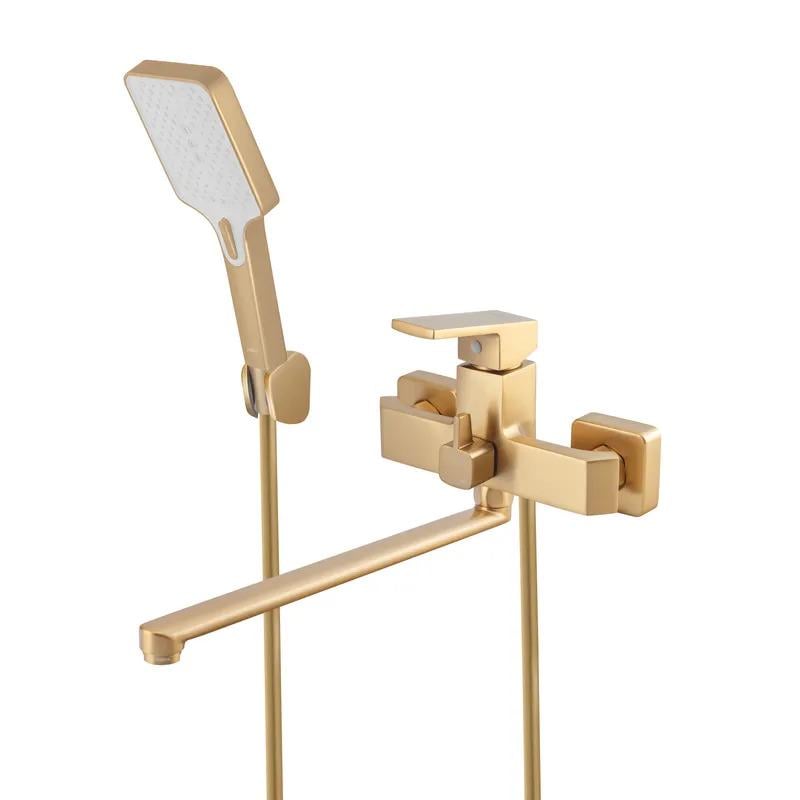 Смеситель для ванны Haiba GAUDI 006 Euro Brushed Gold (HB9598)