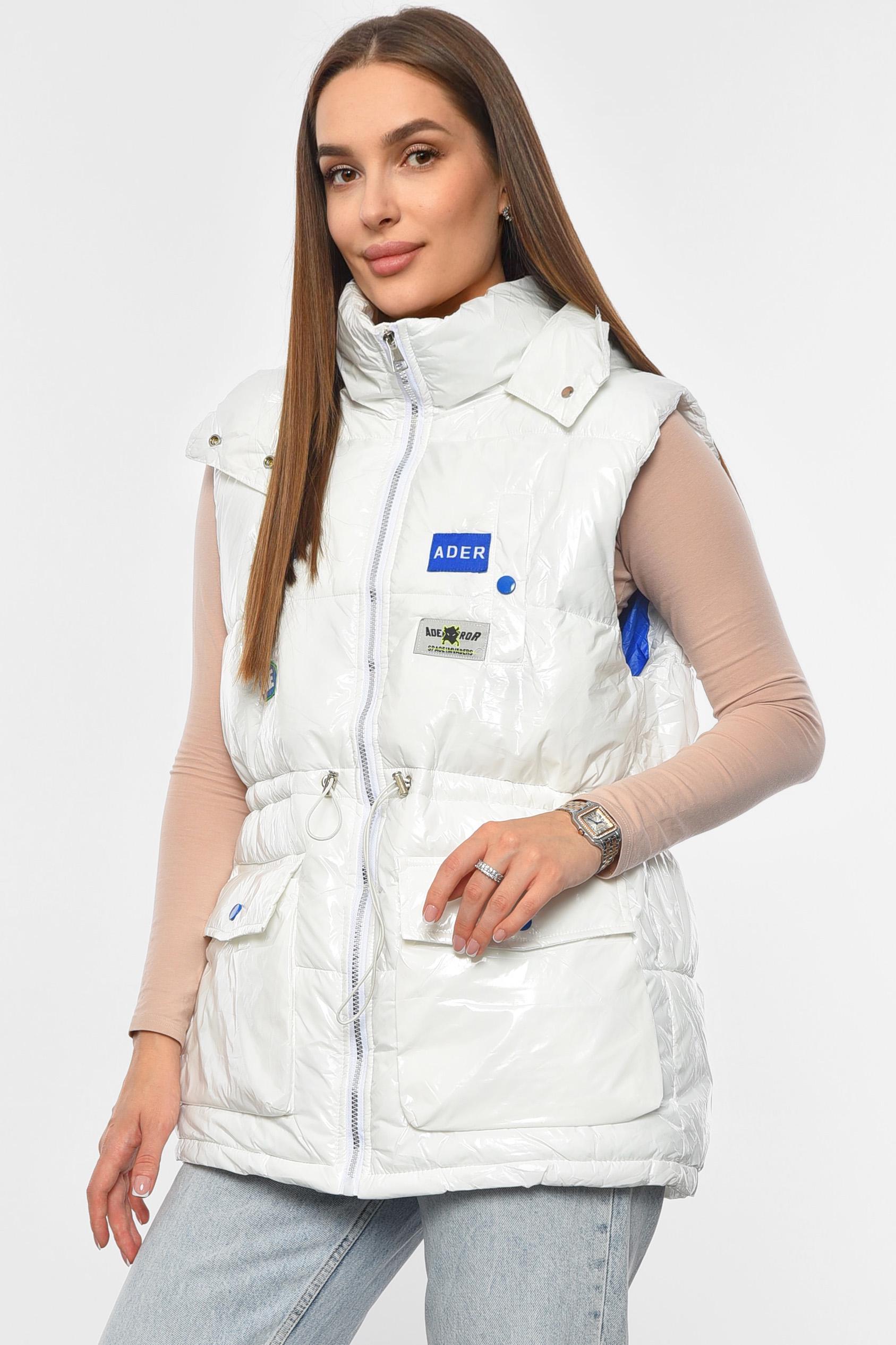 Жилетка женская XL Белый (191748) - фото 2 Жилетка женская XL Белый (191748) - фото 2