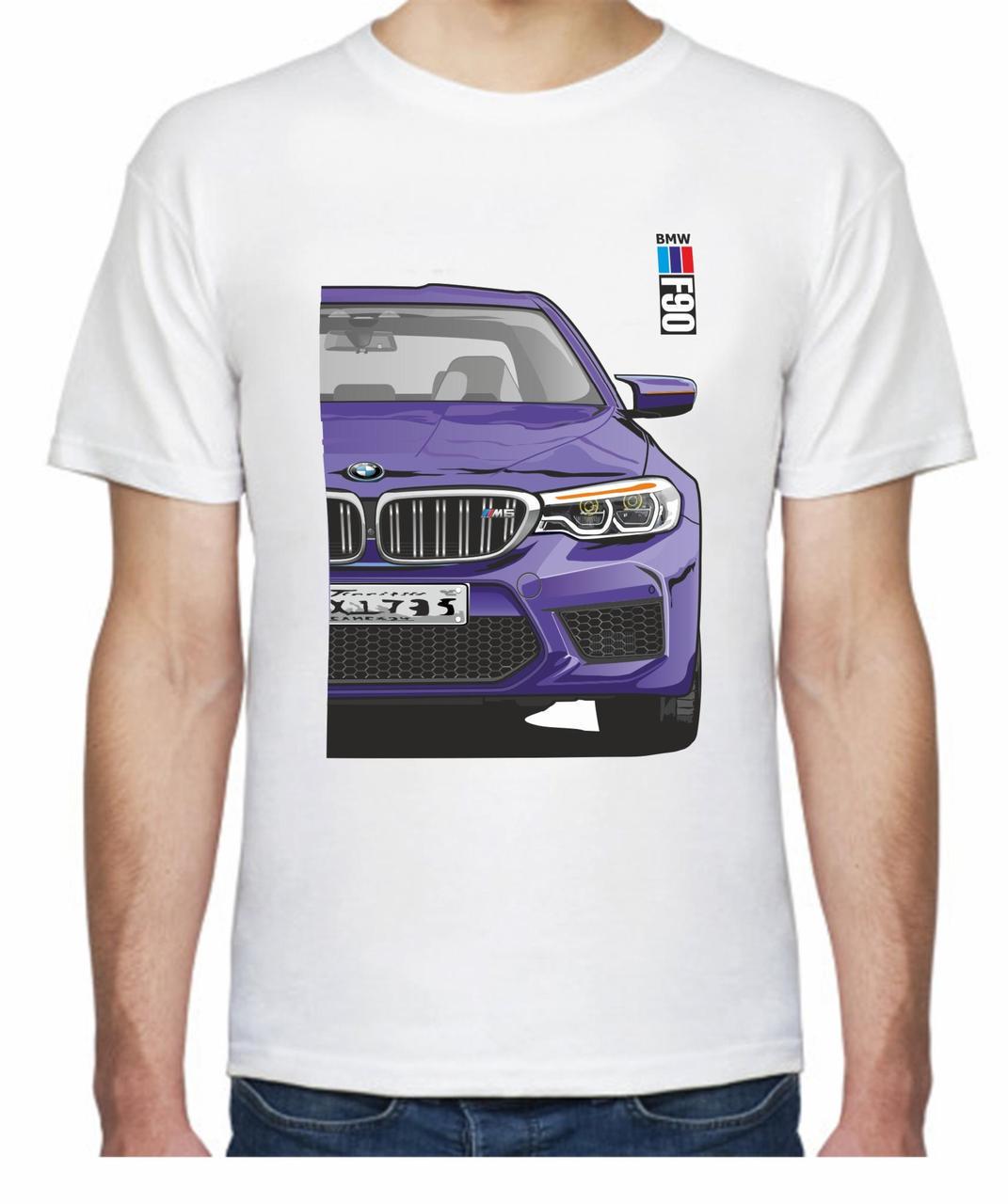 Футболка чоловіча Avtolife BMW F90 MotorSport FR 207390 L Білий (2494943704)