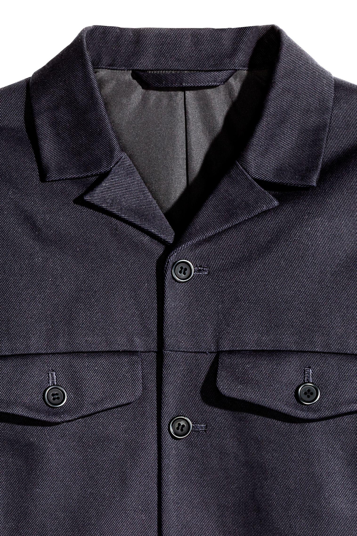 Куртка H&M р. 44 Темно-Синий (10024263014) - фото 3 Куртка H&M р. 44 Темно-Синий (10024263014) - фото 3