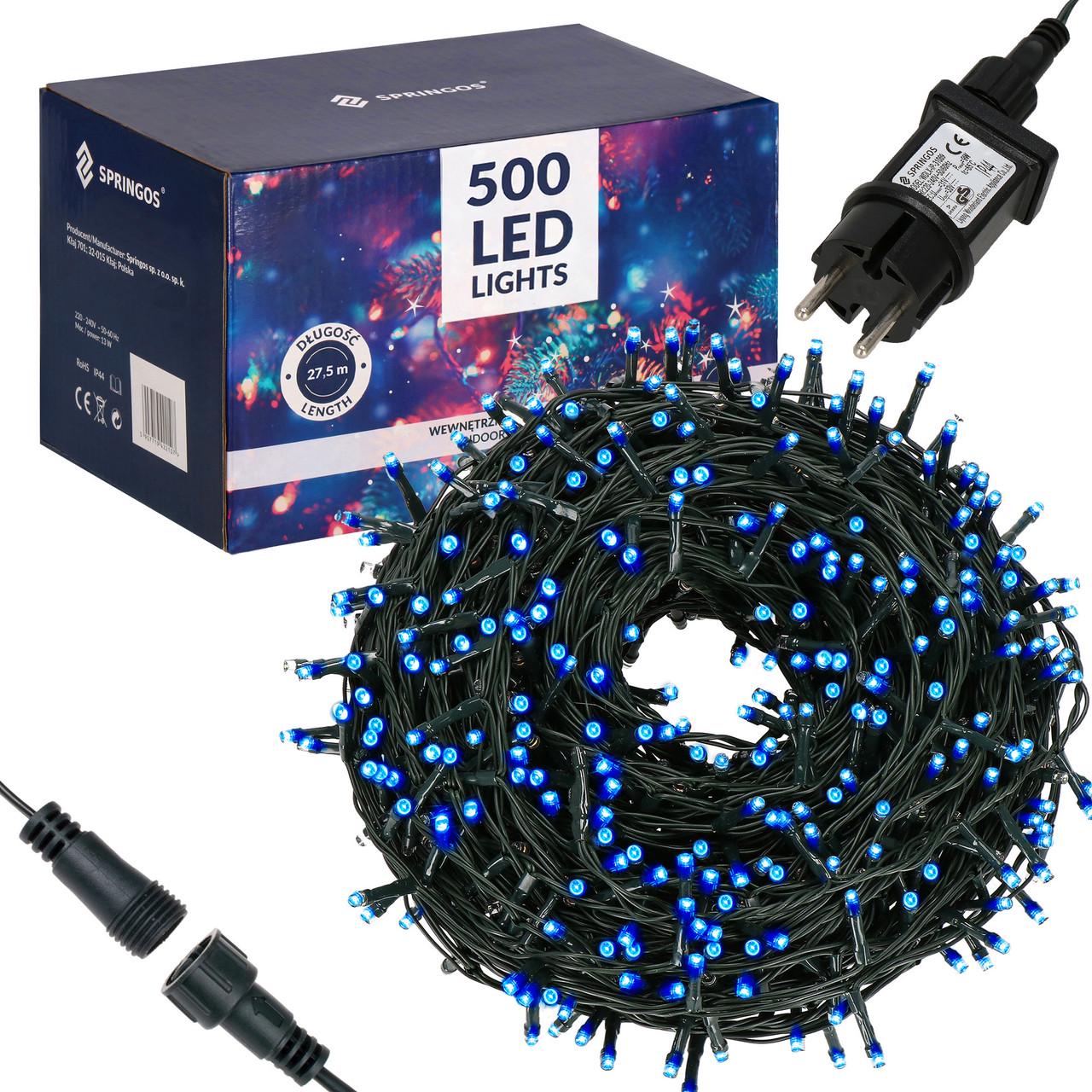 Гірлянда вулична Springos Led Blue CL0523 s-vida L 25 м - фото 4 Гірлянда вулична Springos Led Blue CL0523 s-vida L 25 м - фото 4