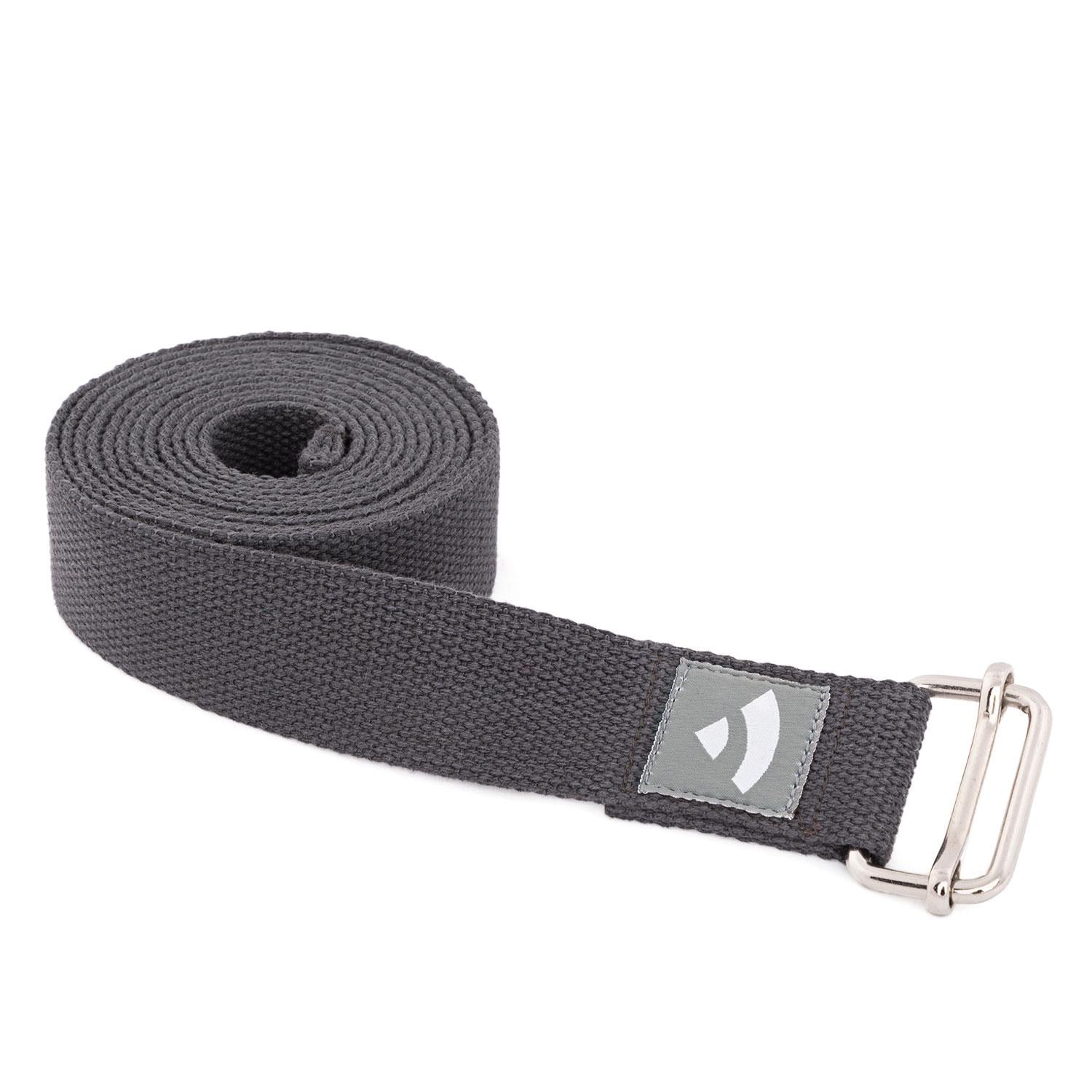 Ремень для йоги Bodhi Asana Belt 250х3,8 см Антрацит (4826)
