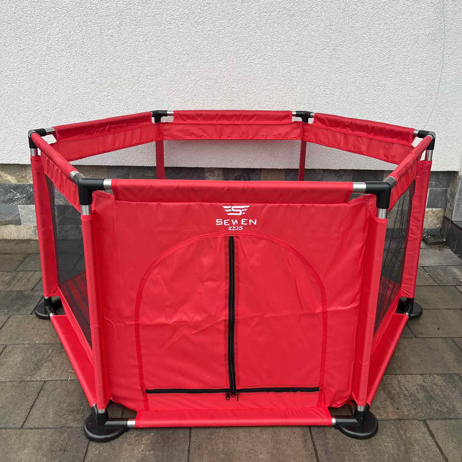 Манеж дитячий Sewen Червоний (10058301) - фото 7 Манеж дитячий Sewen Червоний (10058301) - фото 7