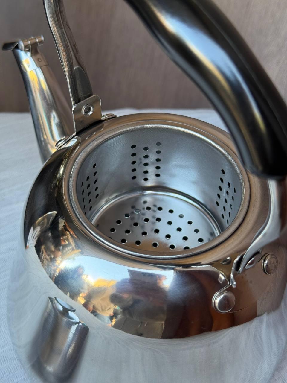 Чайник Edenberg из нержавеющей стали с фильтром-сеточком 1,5 л (EB-18052) - фото 4