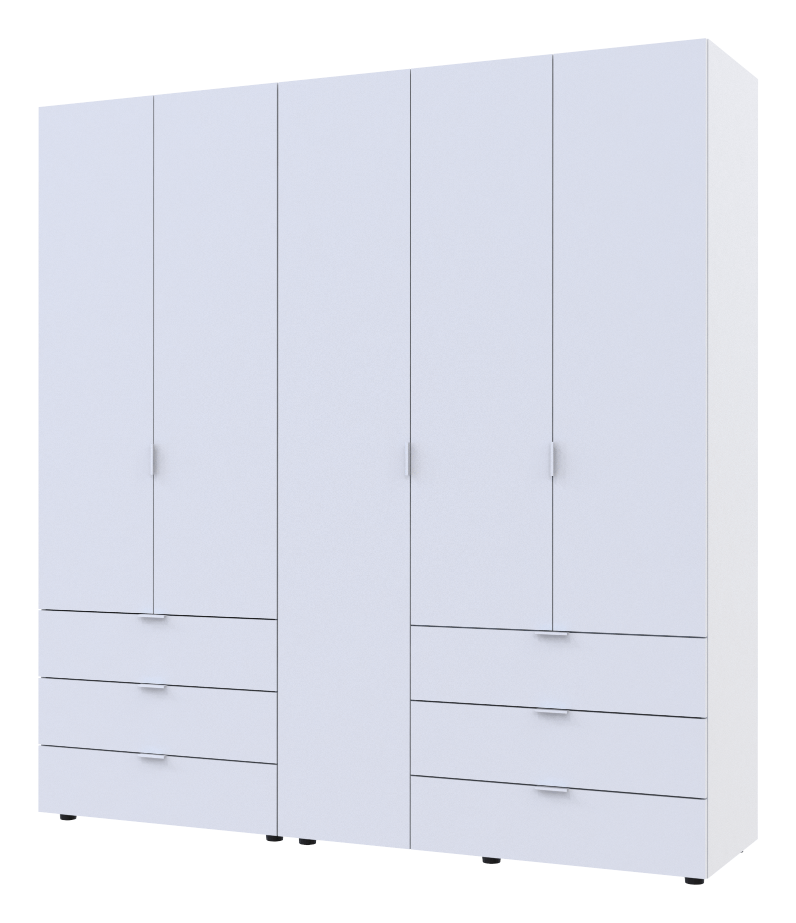 Шафа розстібна для одягу Doros Гелар 2 шт. 193,7х49,5х203,4 см Білий - фото 1 Шафа розстібна для одягу Doros Гелар 2 шт. 193,7х49,5х203,4 см Білий - фото 1