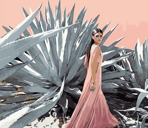 Картина за номерами Стратег біля алоє gs1322 40x50 см