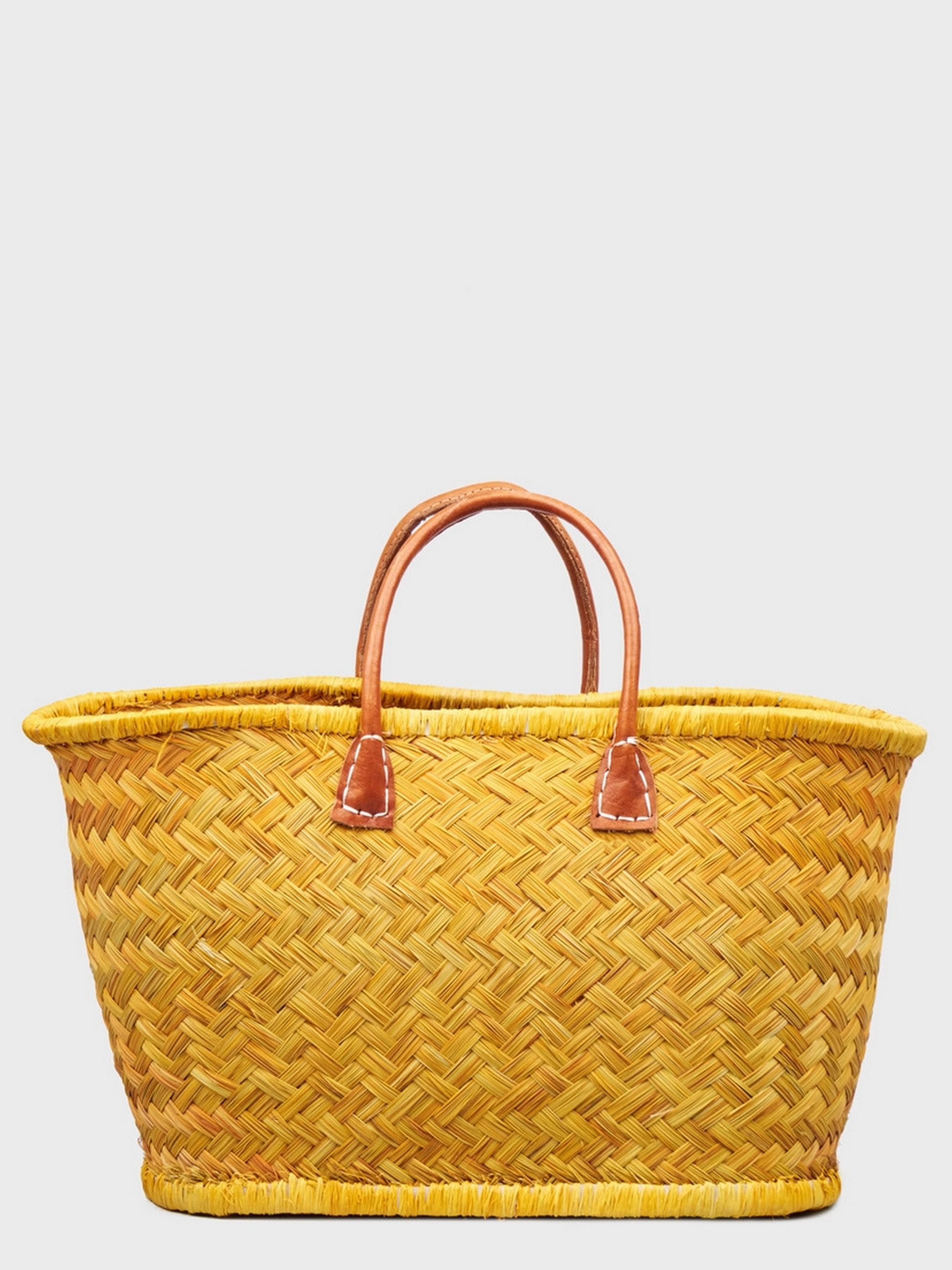 Пляжна сумка LE COMTOUR DE LA PLAGE Aravola BM_Plain_217 Гірчичний