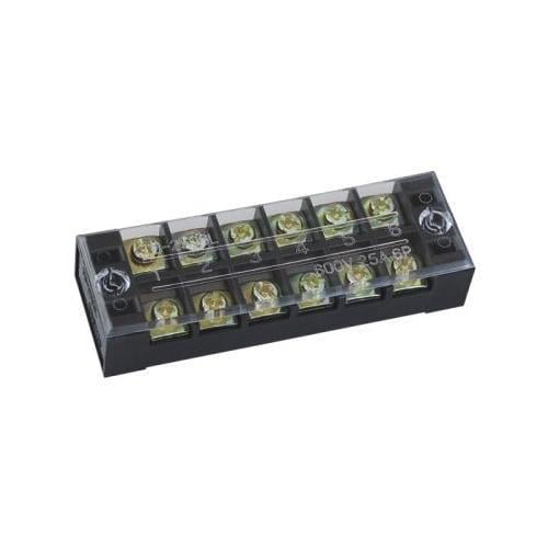 Клеммная колодка TAKEL TB-2506 защищенная 6 полюсов 25А (29177330)