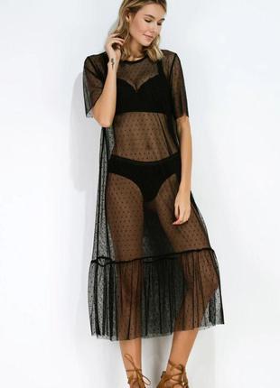 Плаття-туніка M/L Чорний (ПЛ-0853-Ч)