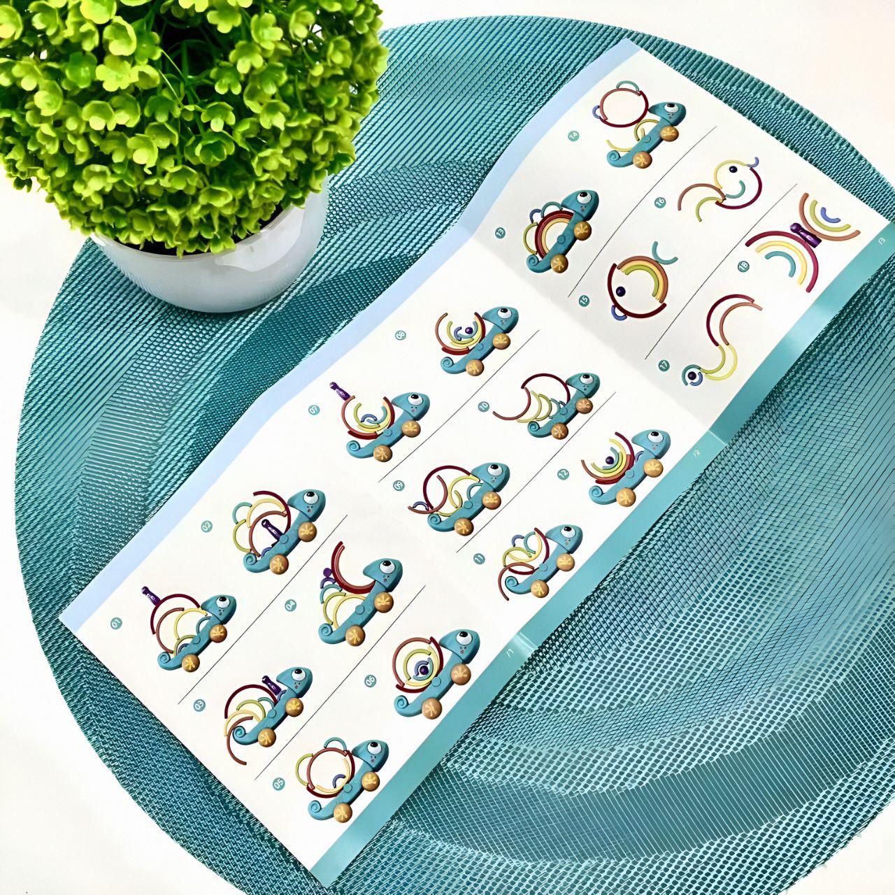 Каталка на веревке Хамелеон HA795700 (28552249) - фото 7 Каталка на веревке Хамелеон HA795700 (28552249) - фото 7