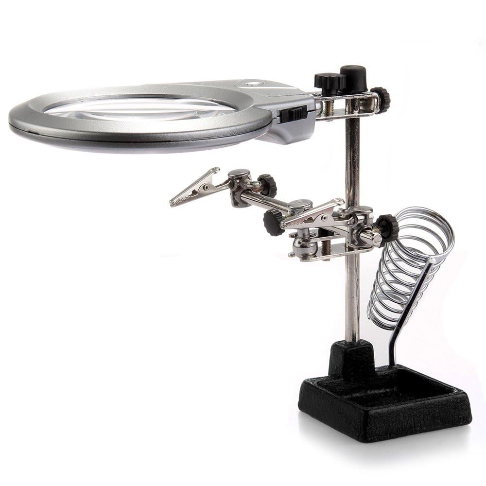 Третя рука для пайки Magnifier 16129-A 90 мм (10-9-1238547) Третя рука для пайки Magnifier 16129-A 90 мм (10-9-1238547)