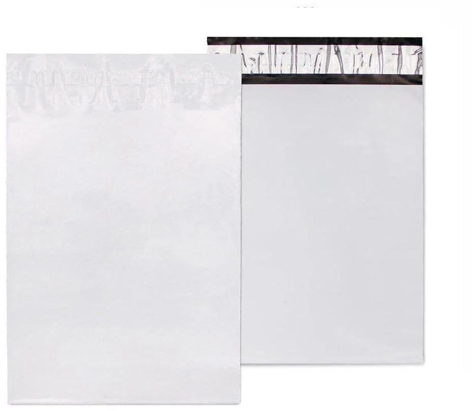 Пакеты курьерские полиэтиленовые A6+ 15х21 см 50 шт Белый