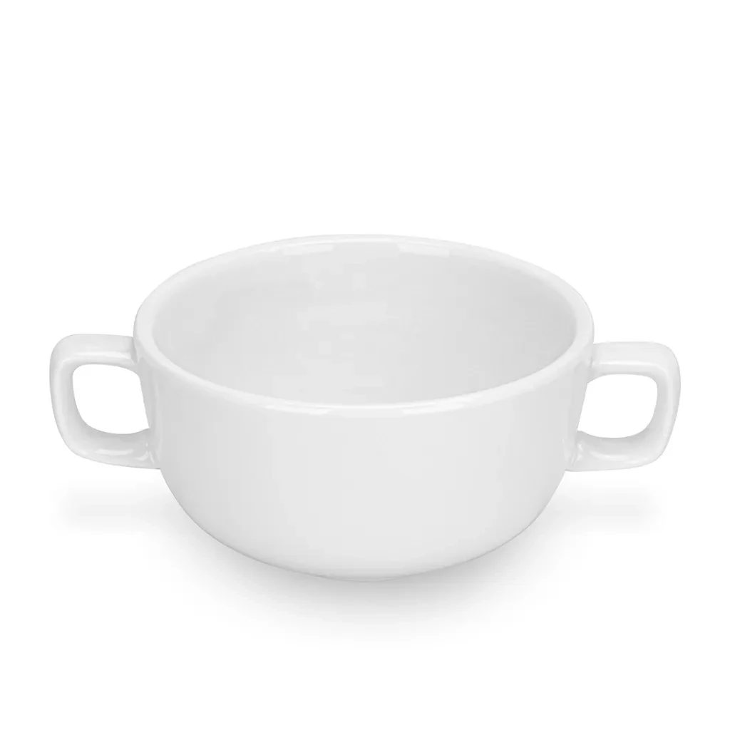 Бульонница Fissman Horeca 13,5x9,8x5,3 см 240 мл из фарфора (14109)