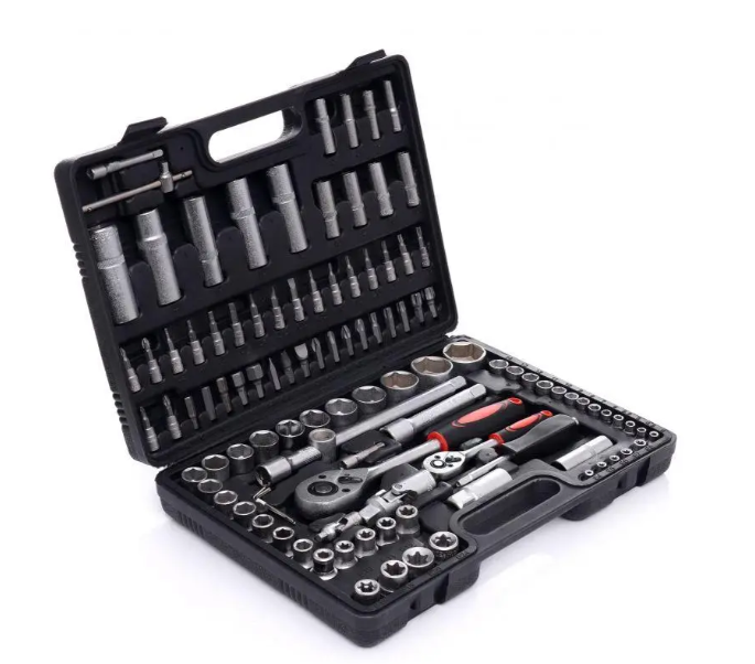 Набор торцевых ключей Kraft&Dele EC303 с трещотками