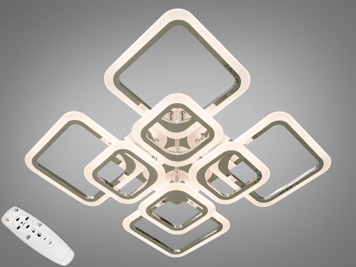 Люстра LED Diasha 145W A8060/4+4HR Хром