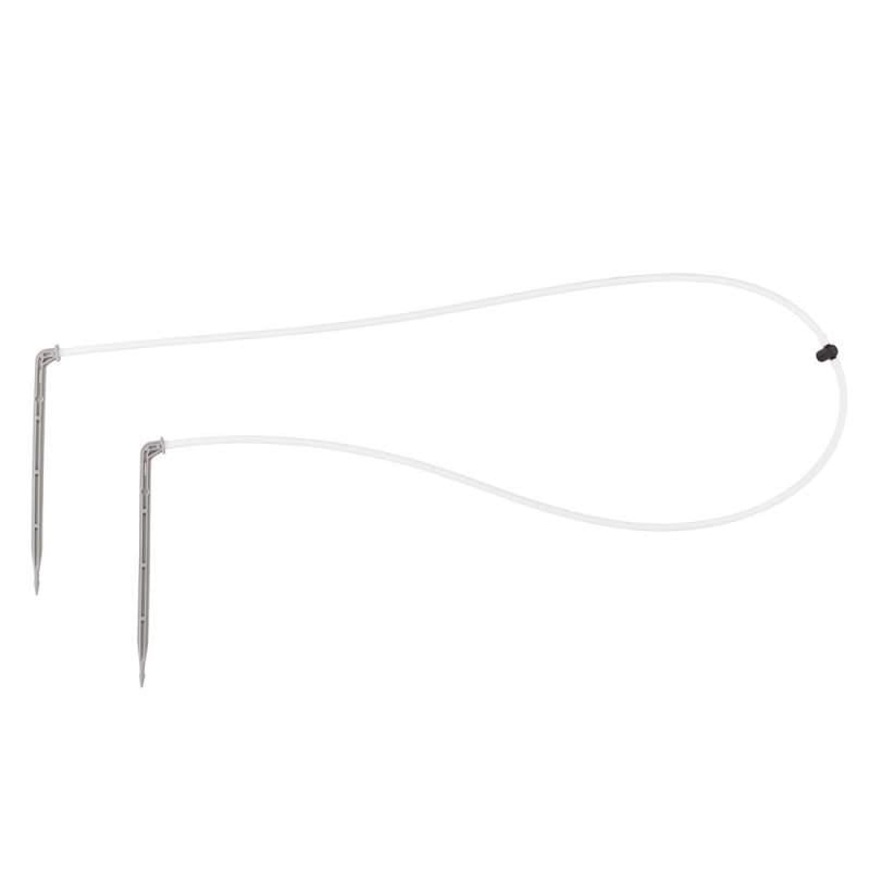 Комплект для прикорневого полива с 2 угловыми капельницами 2,2 л/ч РЕ шланг 50 см (DSK-3222L)